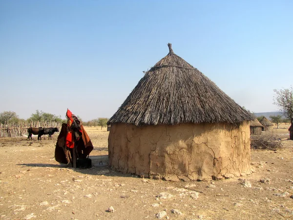 stock image Himba village