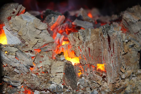 Égett, a szén-burnted — Stock Fotó