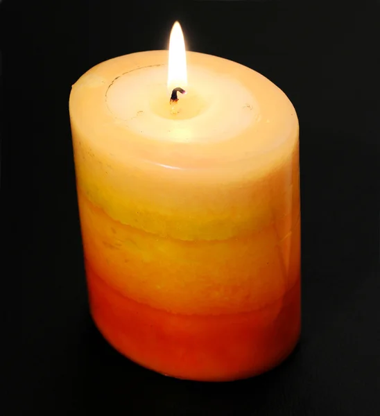 Цветная свеча — стоковое фото
