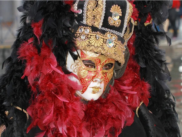Masque de carnaval dans la venise — Photo