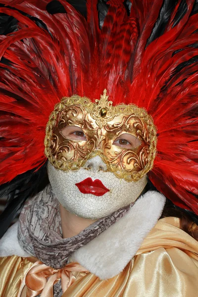 ヴェネツィアのカーニバルマスク — ストック写真