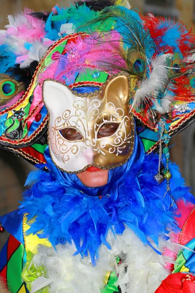 Máscara de carnaval em Veneza — Fotografia de Stock