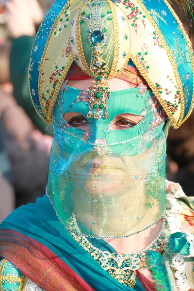 Máscara de carnaval en Venecia — Foto de Stock