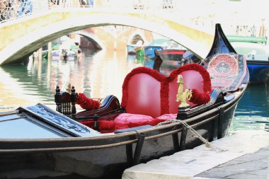 Venice, gondola clipart