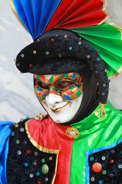 Венеция, карнавальная маска — стоковое фото