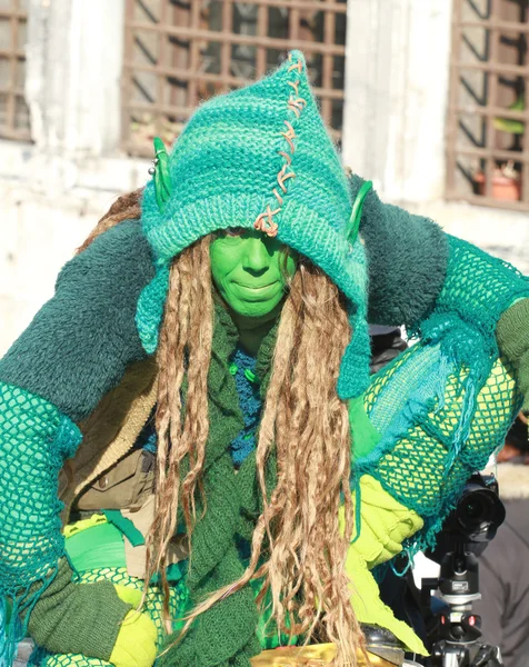 Venedik, karnaval maskesi — Stok fotoğraf