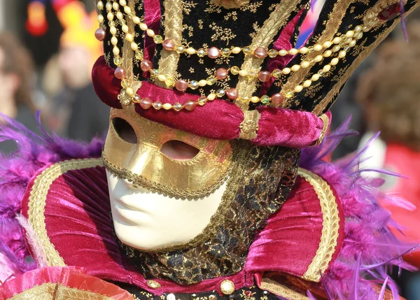 Veneza, máscara de carnaval — Fotografia de Stock