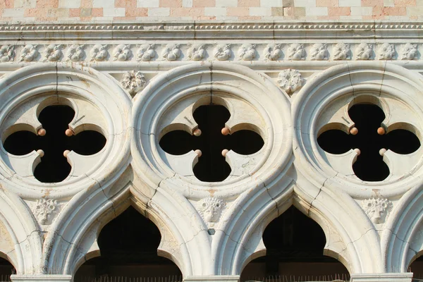 stock image Detail of facade, San Marco Basilica in