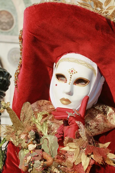 Karneval maska, Benátky — Stock fotografie