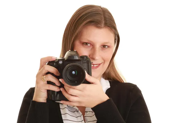 stock image Woman photographer