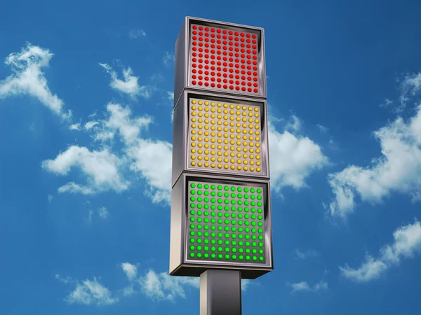 LED semafor — Stock fotografie
