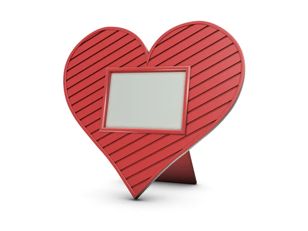 Heart photo frame — Stock Photo, Image