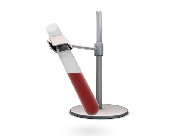 Test-tube with blood — Stock Photo, Image