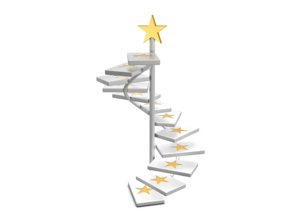 Escadas de glória em espiral — Fotografia de Stock