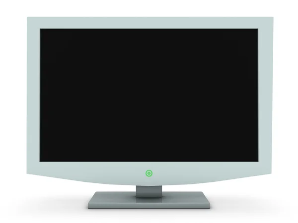 White TV LCD — Stock Photo, Image