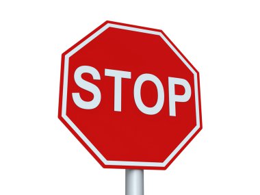 Stop sign clipart