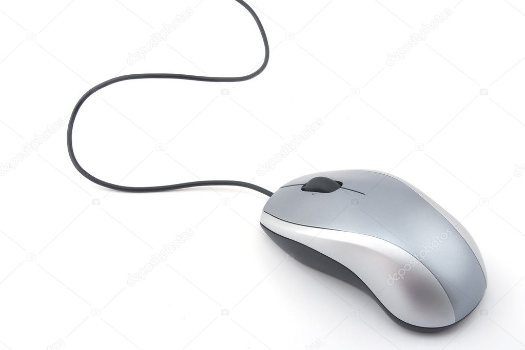 Computer mouse on white