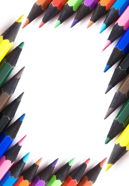 Crayon frame — Stock Photo, Image