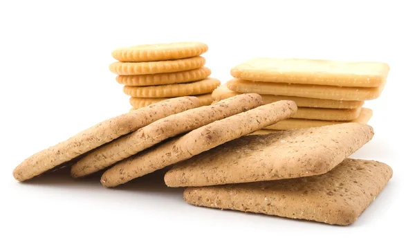 Different cookies and crackers — Stock Photo, Image