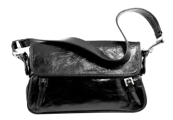 Schwarze Handtasche — Stockfoto