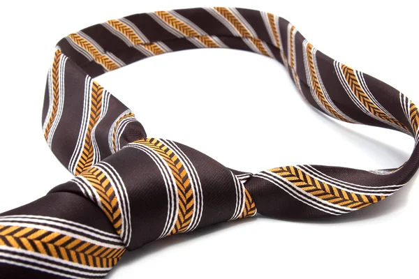 Barna textil nyakkendő Stock Fotó