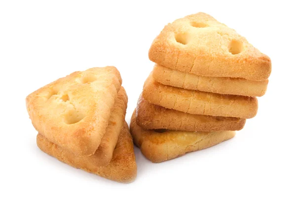 Két halom sajt cookie-k Jogdíjmentes Stock Fotók