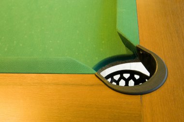 Corner of pool table clipart