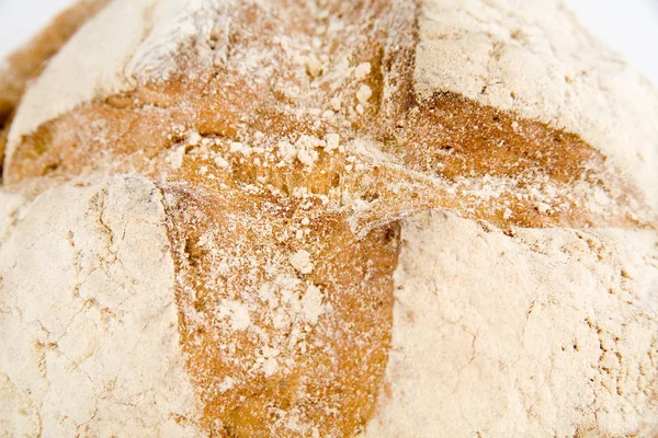 Különböző típusú friss kenyér tejföllel és whe — Stock Fotó