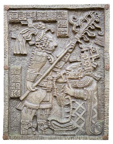 Орнамент майя — стоковое фото