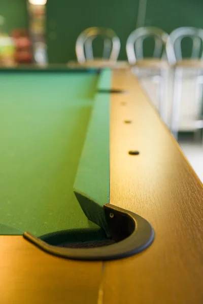 Corner of pool table — Stok fotoğraf