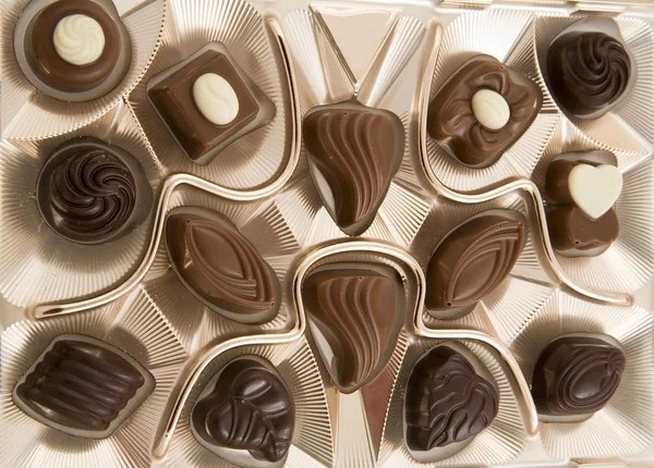 巧克力盒 — 图库照片