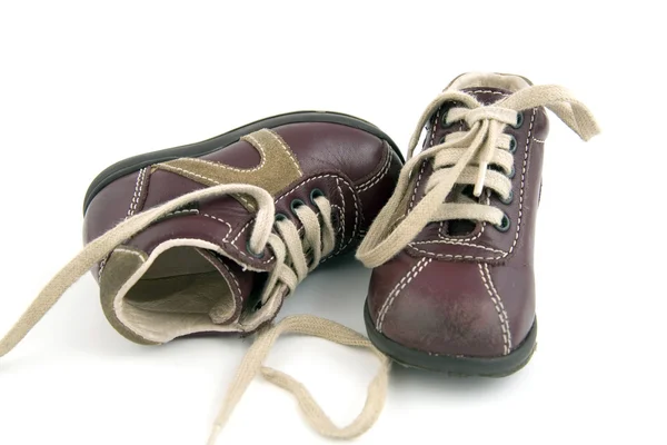 Coppia di scarpe da bambino — Foto Stock