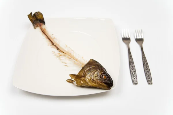 stock image Eaten fish