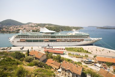 dubrovnik Harbour büyük gemi