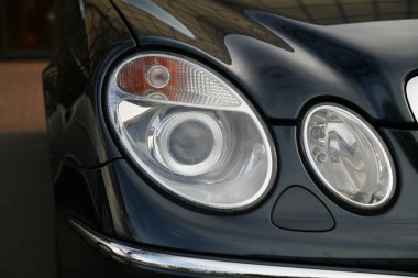 Headlamp of expensive car clipart