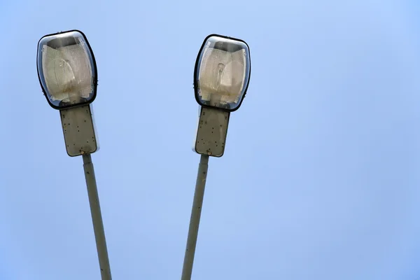 Kettős lámpa — Stock Fotó