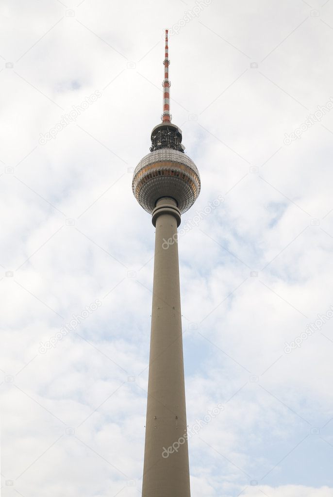 TV Tower at Alexanderplatz in Berlin