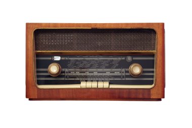 Old antique radio clipart