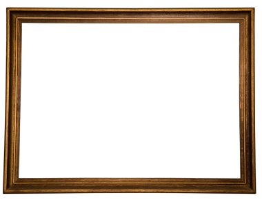 Old wooden frame clipart