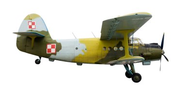 Russian old jet plane clipart