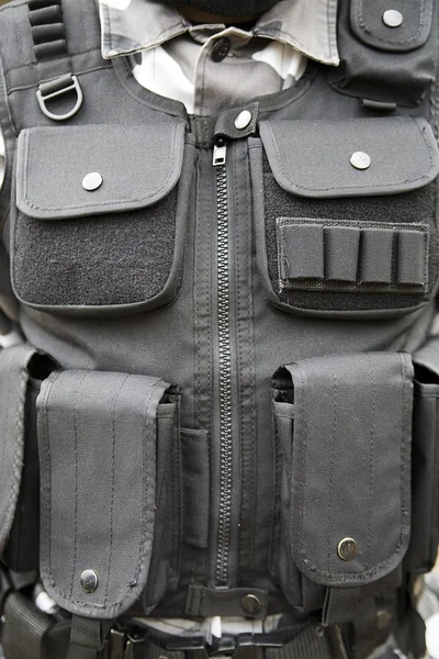 Black S.W.A.T vest — Stock Photo, Image
