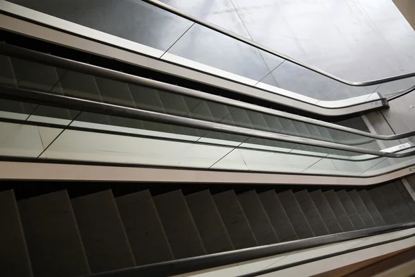 Empty escalators — Stock Photo, Image