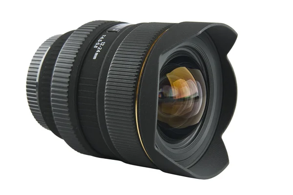 Ultra wide lens 12-24mm with clipping path — Stock Photo, Image