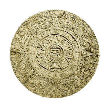 Aztec calendar clipart