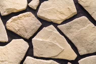 Fragment of sandstone wall clipart