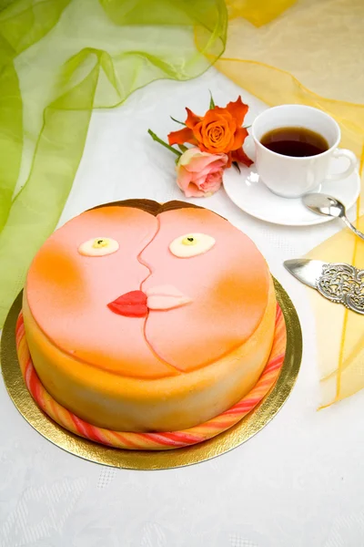 Kochanka ciasto — Zdjęcie stockowe