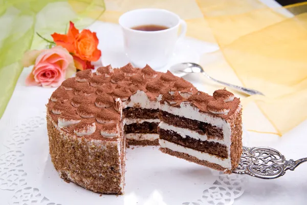Вкусный торт — стоковое фото
