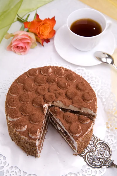 Läcker tårta — Stockfoto