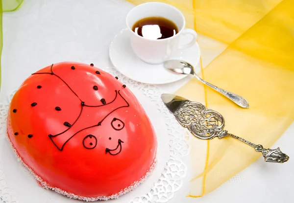 Ladybird cake — Stock Photo, Image