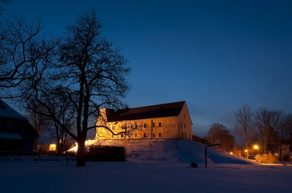 Wesenberg Castle at night — Stock Photo, Image